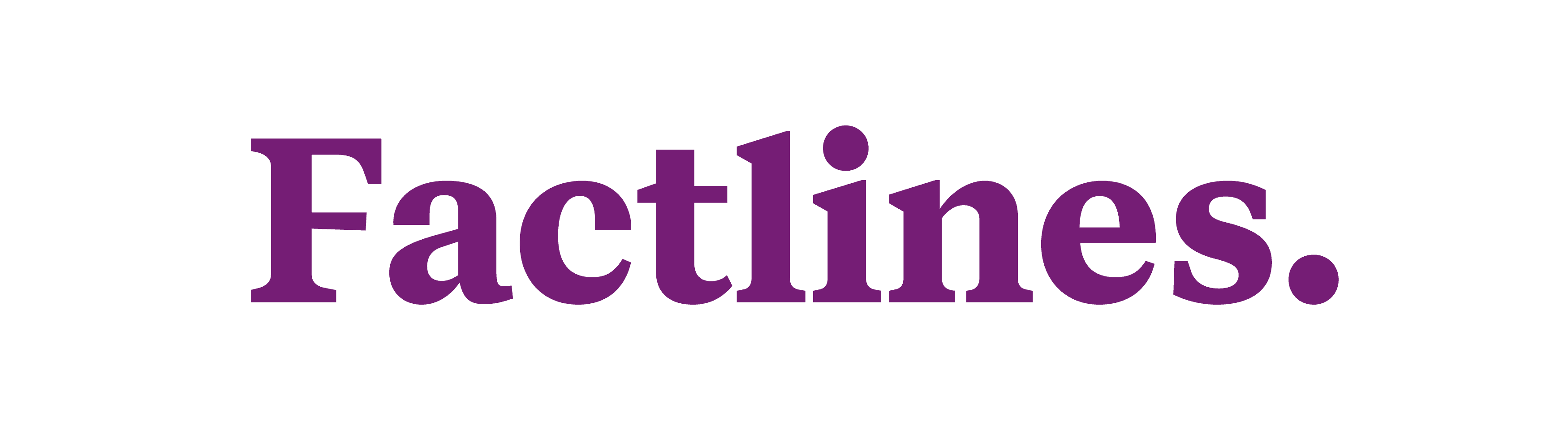 Factlines hjemmeside